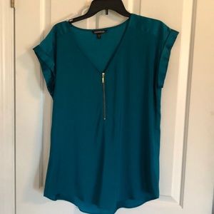 Express Teal Blouse
